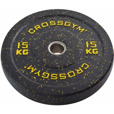 FitnessLine Kotouč Bumper Plate CrossGym - 15 kg 50,4 mm – Hledejceny.cz