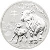 The Perth Mint stříbrná mince Lunar Series III Year of Ox 2021 1 oz