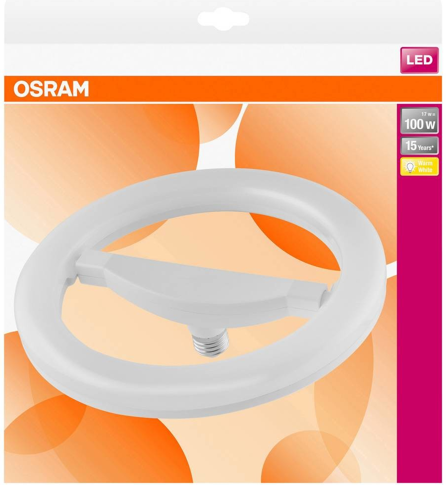 Osram 4058075271715 LED A+ A++ E E27 tvar kruhu 17 W teplá bílá
