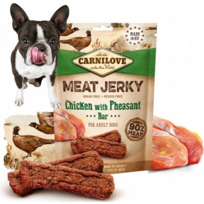Carnilove Jerky Chicken with Pheasant Bar 100 g – Zboží Dáma