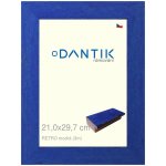DANTIK rámeček 21x29,7 | RETRO modrá (Sklo Čiré) – Zboží Živě