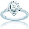 Prsteny Savicki prsten bílé zlato diamanty PI B D 00128