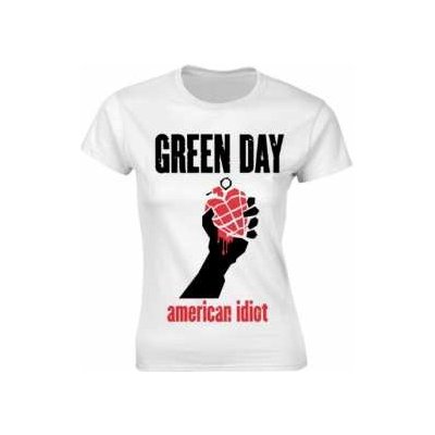 Tričko Dámské American Idiot Heart white – Sleviste.cz