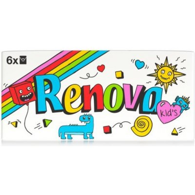 Renova Papírové kapesníčky Kids pro děti 4-vrstvé 6 x 7 ks – Zboží Dáma