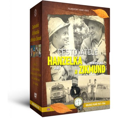 Cestovatelé Jiří Hanzelka a Miroslav Zikmund: Kolekce cestopisů digipack DVD