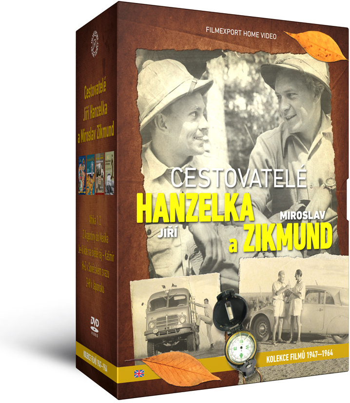 Cestovatelé Jiří Hanzelka a Miroslav Zikmund: Kolekce cestopisů digipack DVD