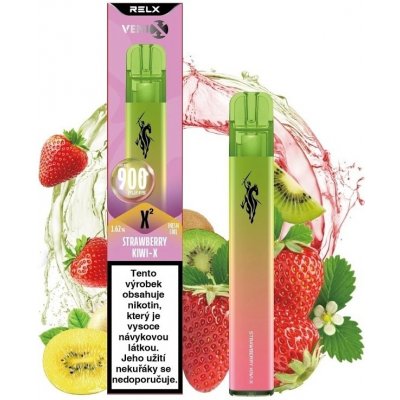 Venix X2 Strawberry Kiwi-X 16 mg 900 potáhnutí – Zbozi.Blesk.cz