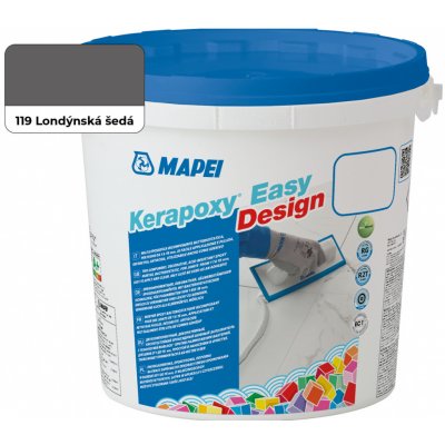Mapei Kerapoxy Easy Design 3 kg londýnská šedá – HobbyKompas.cz