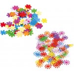 Konfety Barevné květiny mix tvarů 15g – Sleviste.cz