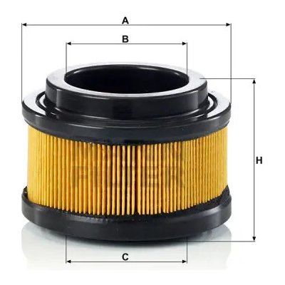 MANN FILTER Vzduchový filtr C 11 008 – Hledejceny.cz