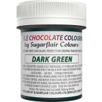 Sugarflair barva do čokolády DARK GREEN 35 g – Zboží Dáma