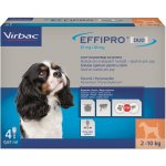 Effipro Duo Spot-on Dog S 2-10 kg 4 x 0,67 ml – Sleviste.cz