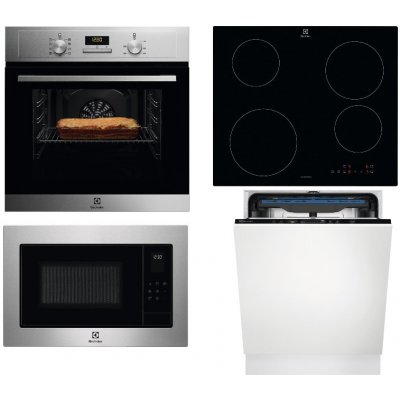 Set Electrolux EOF3H00BX + LIB60420CK + EMS4253TEX + EES48200L