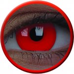 MaxVue Vision Crazy čočky UV Glow Red svítící roční 2 ks – Zboží Mobilmania