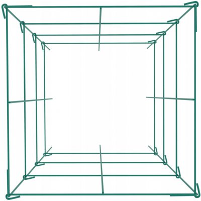 Kovová pergola SucceBuy s mřížkou, 100 cm – Hledejceny.cz