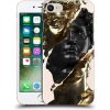 Pouzdro a kryt na mobilní telefon Apple Pouzdro Picasee silikonové Apple iPhone 8 - Black Gold čiré