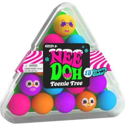 Schylling NeeDoh Vánoční stromeček s 15 mačkacími ozdobami – Zboží Dáma