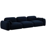 Cosmopolitan Design Královsky modrá sametová čtyřmístná – Zboží Mobilmania