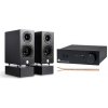 HiFi systém AQ Audio set Pro-Ject Stereo Box S3 BTb+ WRS MM2 passive +reprokabel AQ 615