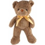 Teddies Medvěd/Medvídek s mašlí hnědý 40 cm – Zbozi.Blesk.cz