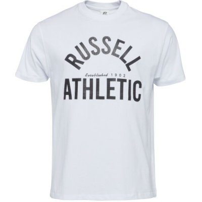 Russell Athletic t-shirt pánské tričko bílá – Zboží Mobilmania