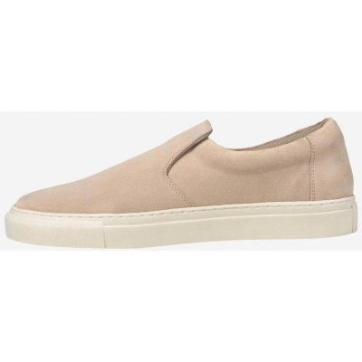 Jack & Jones Clive semišové slip on tenisky béžové – Zboží Mobilmania