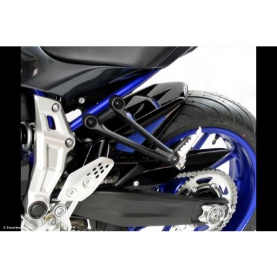 Yamaha MT-09, FZ-09 13-16, MT-09 Tracer, FJ-09 Tracer 15-17, Xsr900 16-21 Zadní blatník - Karbonový vzhled-stříbrná mřížka | Zboží Auto