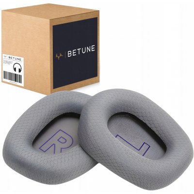 BETUNE NÁUŠNÍKY PODUŠKY HOUBIČKY PRO SLUCHÁTKA LOGITECH G733 ŠEDÉ – Zboží Živě