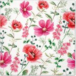 Anděl Papírové ubrousky třívrstvé celoroční vlčí mák 33x33cm – Zbozi.Blesk.cz