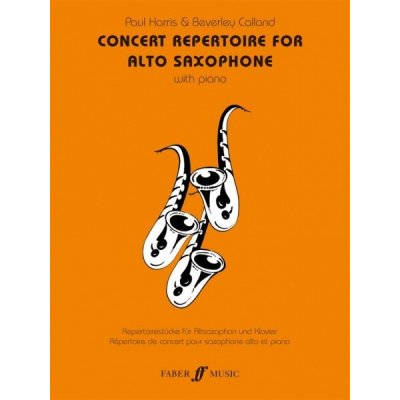 Concert Repertoire noty pro altový saxofon a klavír – Zboží Dáma