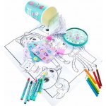 CurePink Set kreativních potřeb Gabby's dollhouse|Gábinin kouzelný domek Kamarádi – Hledejceny.cz