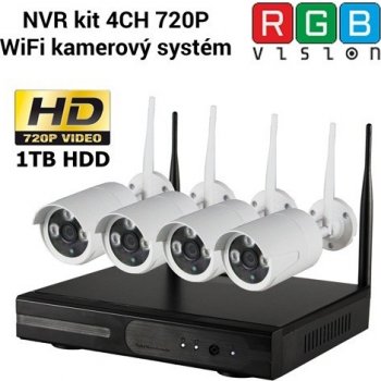 RGB vision RGB-6C22D2H2 4CH IP 1TB kamerový bezdrátový set