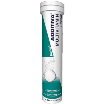 Additiva multiv.+minerál eff.20 mango tablet – Hledejceny.cz
