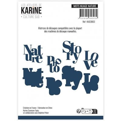 Les ateliers de karine vyřezávací šablony nápisy Culture Sud – Hledejceny.cz
