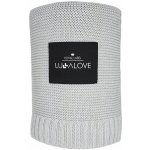 Lullalove Bambusová dečka Glamour Gray Šedá – Zboží Mobilmania