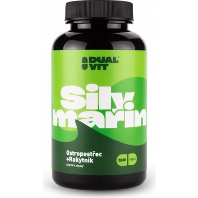 Dualvit Silymarin Ostropestřec + Rakytník 300 mg 90 kapslí – Hledejceny.cz