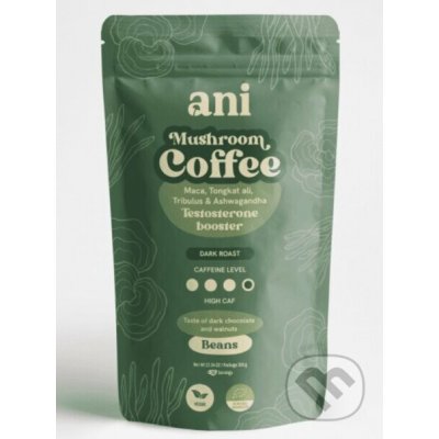 ANi Mushroom Coffee Testosteron booster zrnková 350 g – Hledejceny.cz