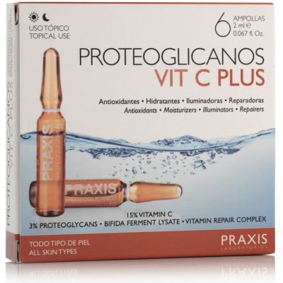 Praxis Proteoglicanos Vit C Plus Ampulky s vitamínem C 6 x 2 ml – Hledejceny.cz