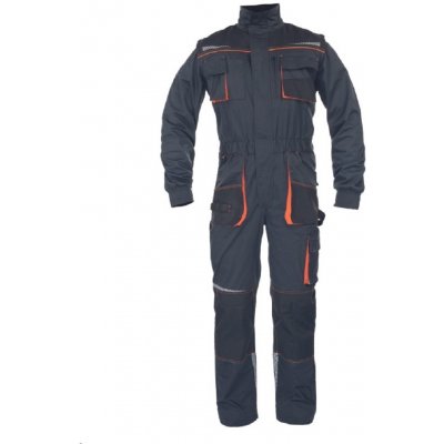 Cerva EMERTON Stretch Odolná strečová kombinéza šedá/oranžová – Hledejceny.cz