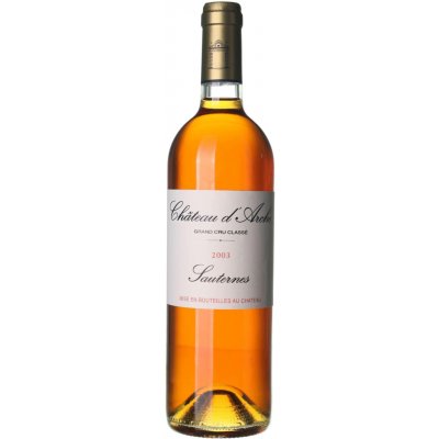 Château D'Arche Sauternes Grand Cru sladké bílé 2003 14% 0,75 l (holá láhev) – Hledejceny.cz