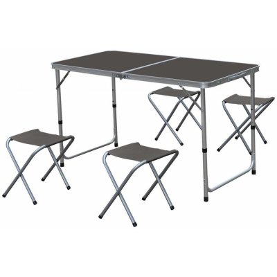 Neka Turistický stůl OTANO + 4 stolky šedá – Hledejceny.cz
