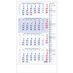 Nástěnný Helma Čtyřměsíční modrý s poznámkami 2026 – Zboží Dáma