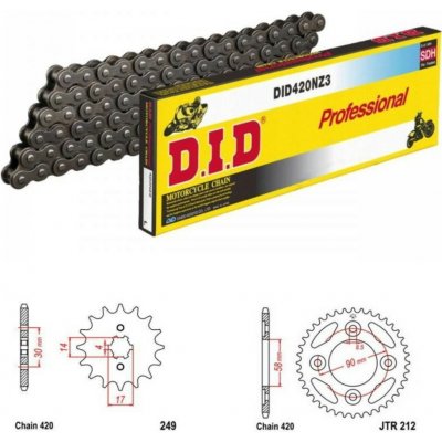 D.I.D Řetězová sada Honda MSX 125 (Grom) 13-20 – Sleviste.cz