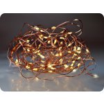 Solight vánoční řetěz měděný 100x mini LED 10m 3 x AA teplé světlo – Hledejceny.cz
