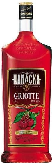 Hanácká Griotte 25% 1 l (holá láhev)