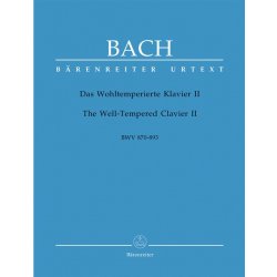 J.S. Bach: The Well-Tempered Clavier II BWV 870-893 noty na klavír