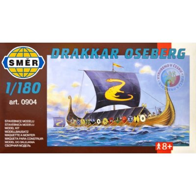 Směr SMĚR Model loď Drakkar Oseberg stavebnice lodě 1:180