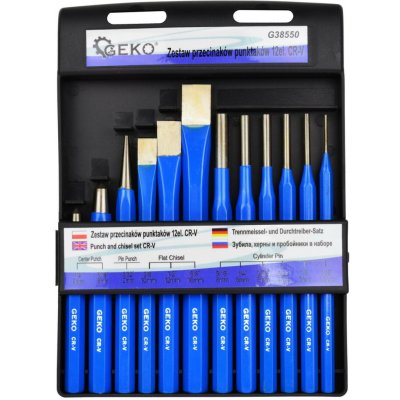 Sada sekáčů a průbojníků 12ks G38550 GEKO – Hledejceny.cz