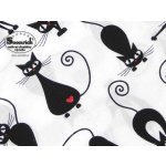Soonrich látka na patchwork černé kočky na bílé ptw283 – Zboží Dáma Soonrich látka na patchwork černé kočky na bílé ptw283 – Zboží Dáma