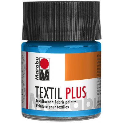 Barva na textil Marabu Textil Plus 50 ml modrá světlá 090